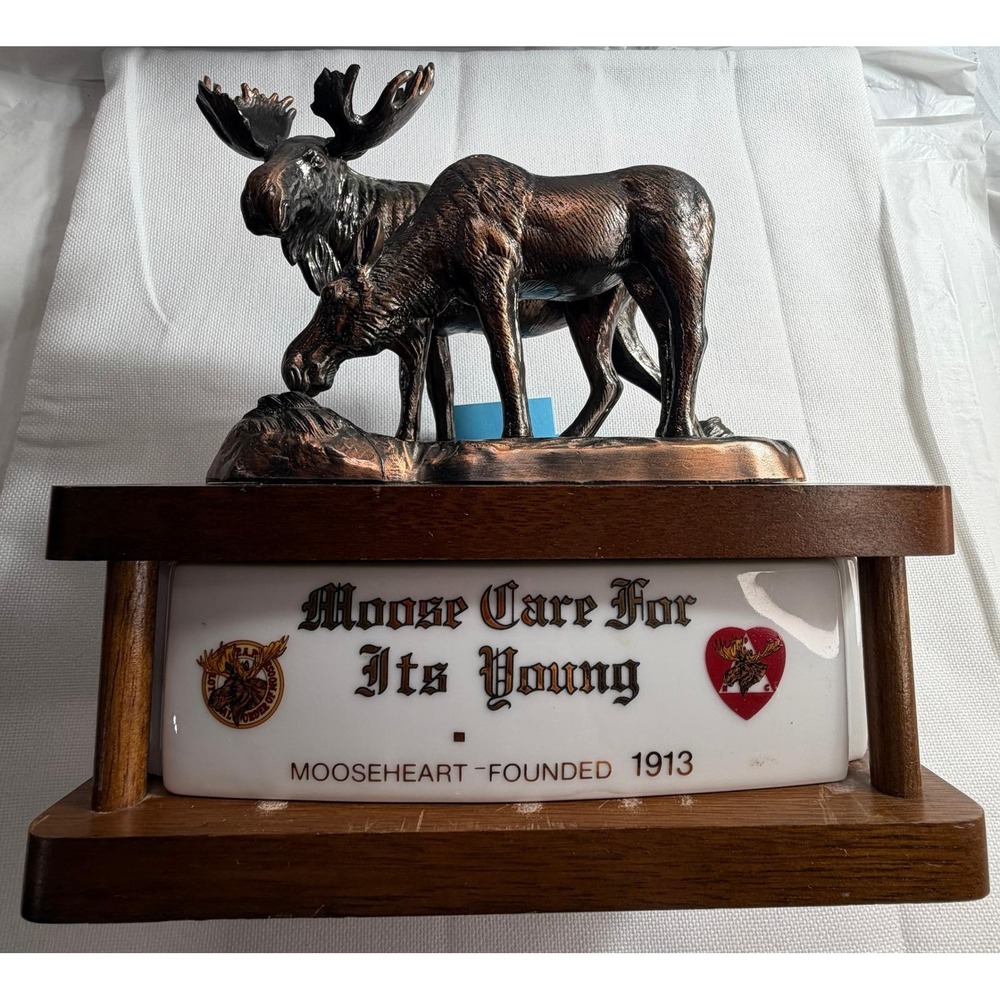 RARE SEALED w Contents Mooseheart Commemorative Decanter Loyal Order of Moose